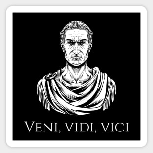 Veni Vidi Vici - Gaius Julius Caesar Quote - Ancient Rome Sticker